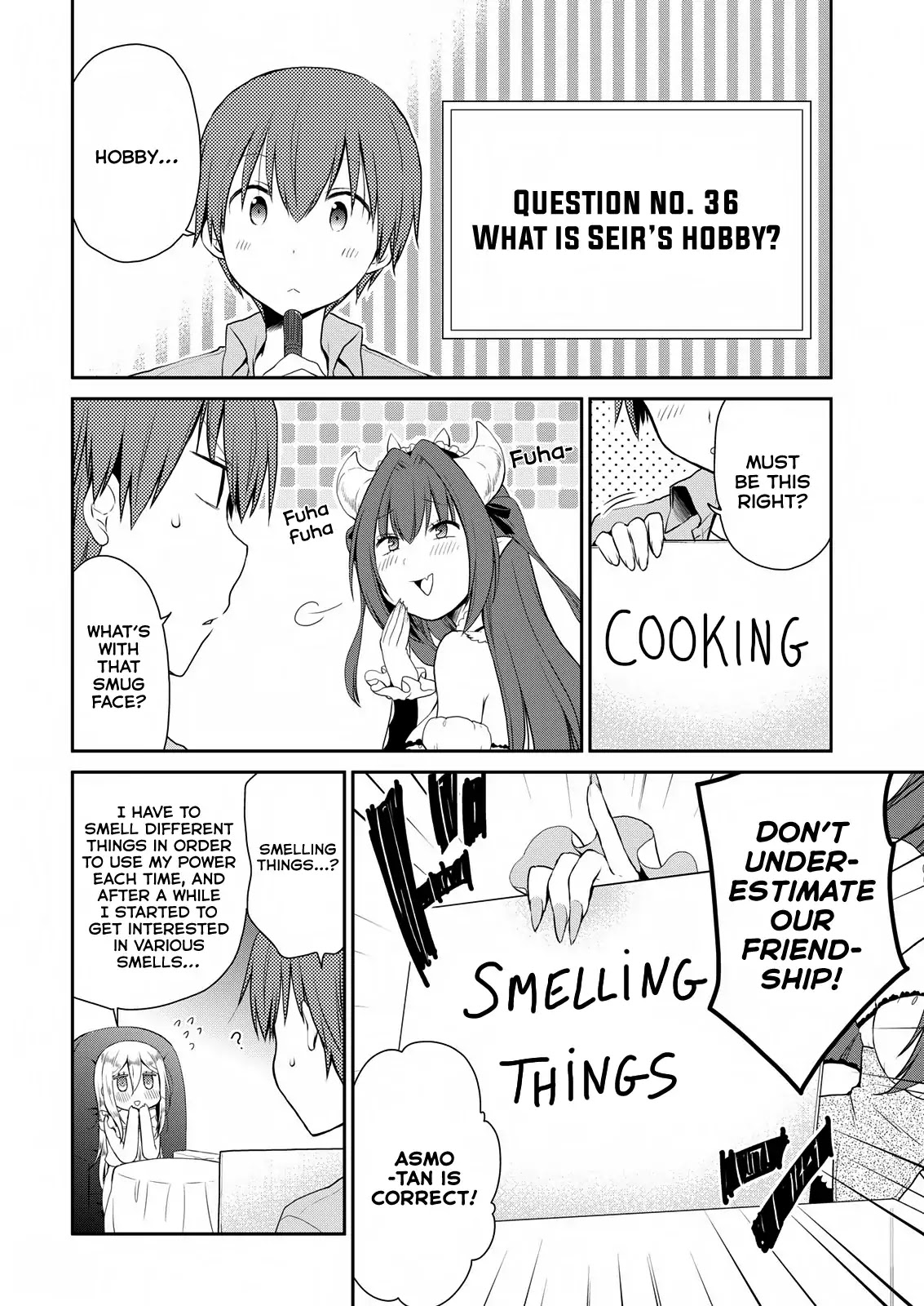 Asmodeus wa Akiramenai Chapter 19 page 9 - Chapter 19: Quiz! 100 Things About Seir!