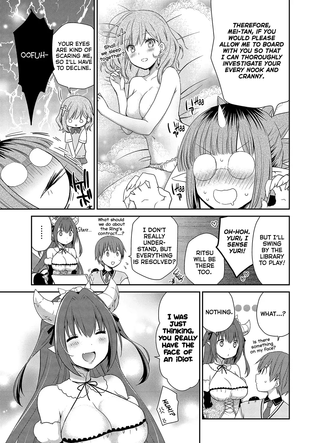 Asmodeus wa Akiramenai Chapter 32 page 27 - Chapter 32: Ritsu's New School Term Debut!?