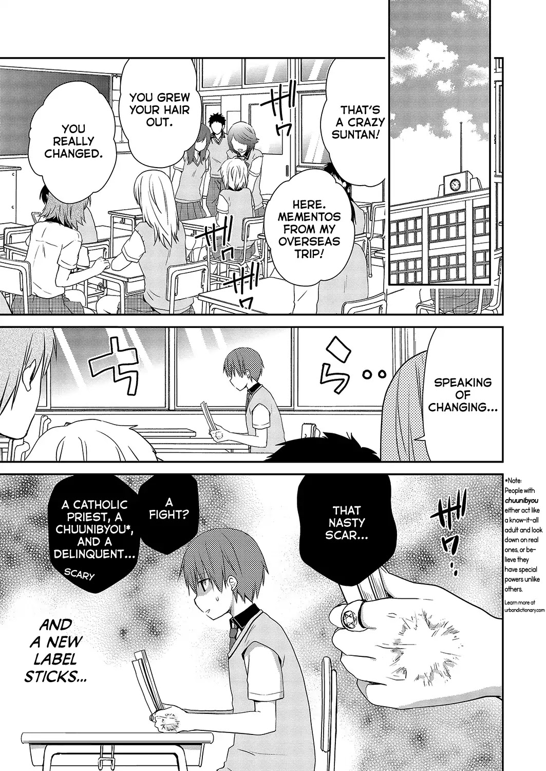 Asmodeus wa Akiramenai Chapter 32 page 5 - Chapter 32: Ritsu's New School Term Debut!?