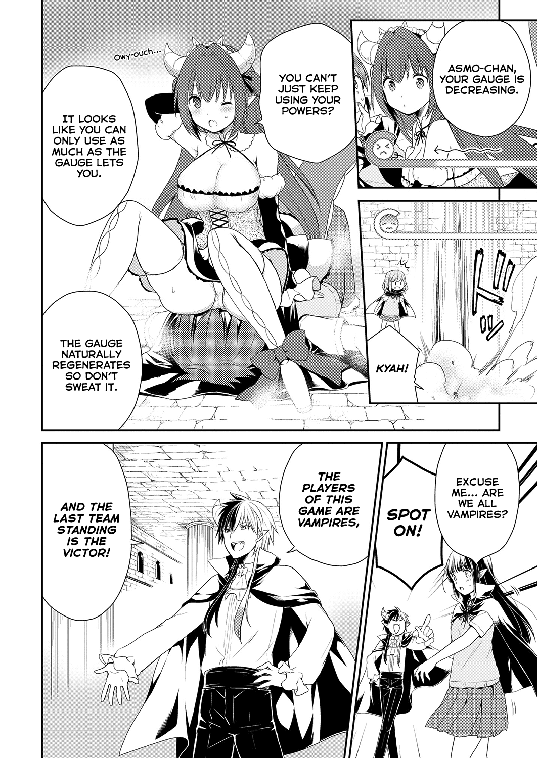 Asmodeus wa Akiramenai Chapter 34 page 10 - Chapter 34: Vampire Blood Night