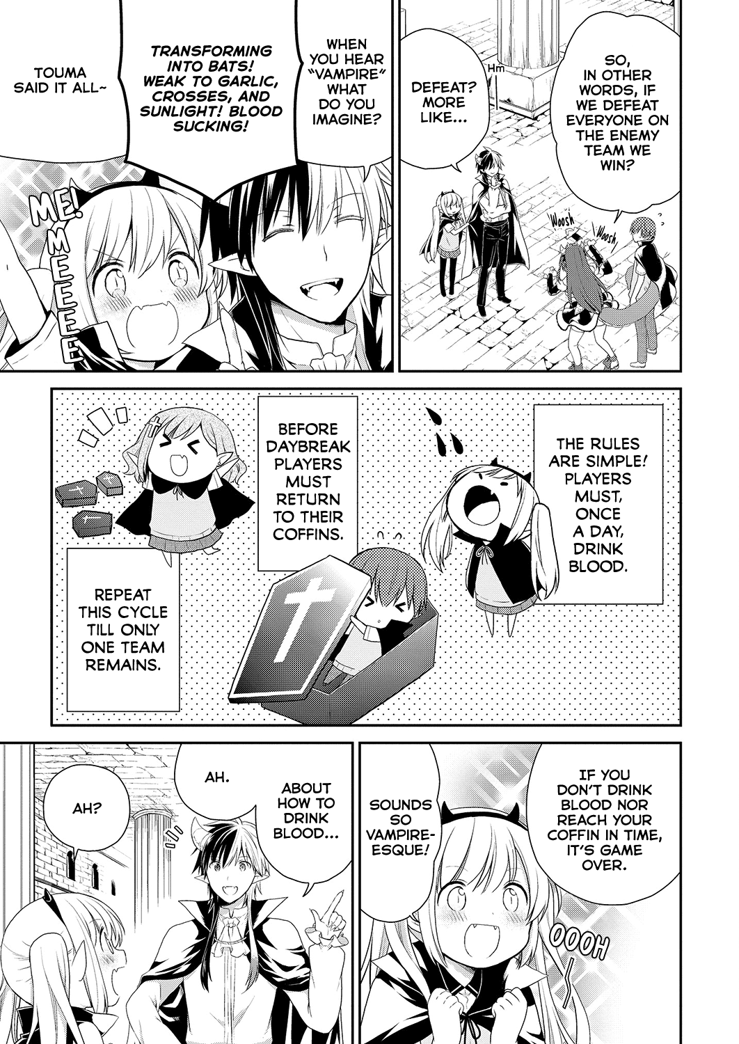 Asmodeus wa Akiramenai Chapter 34 page 11 - Chapter 34: Vampire Blood Night