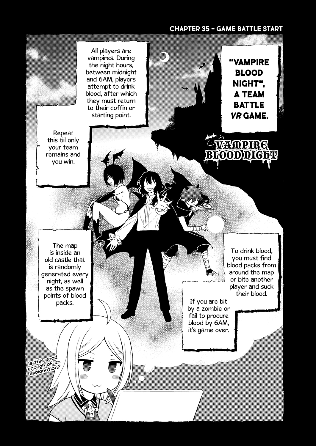 Asmodeus wa Akiramenai Chapter 35 page 3 - Chapter 35: Game Battle Start