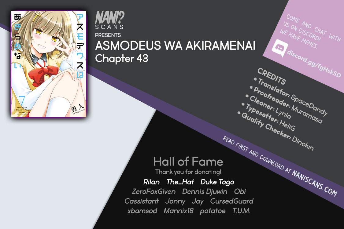 Asmodeus wa Akiramenai Chapter 43 page 1 - Chapter 43: Notebook of The Mansion and The Great Hot Springs Land