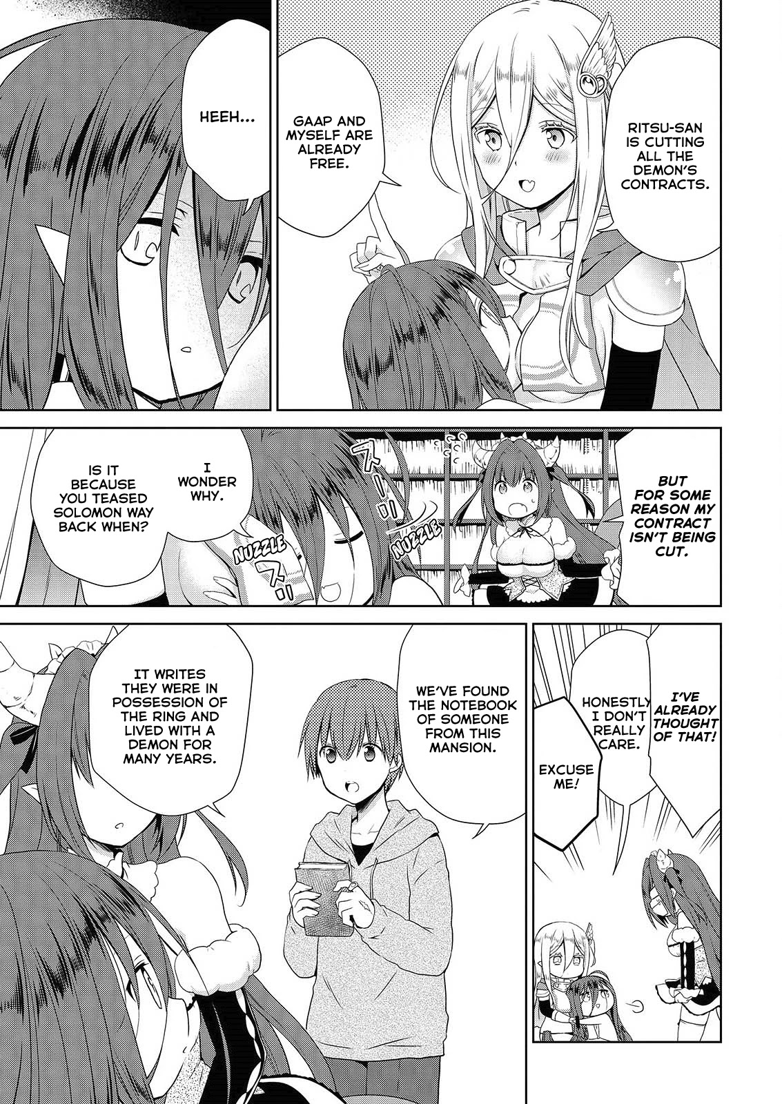 Asmodeus wa Akiramenai Chapter 44 page 10 - Chapter 44: Girl of The Mansion of the Notebook
