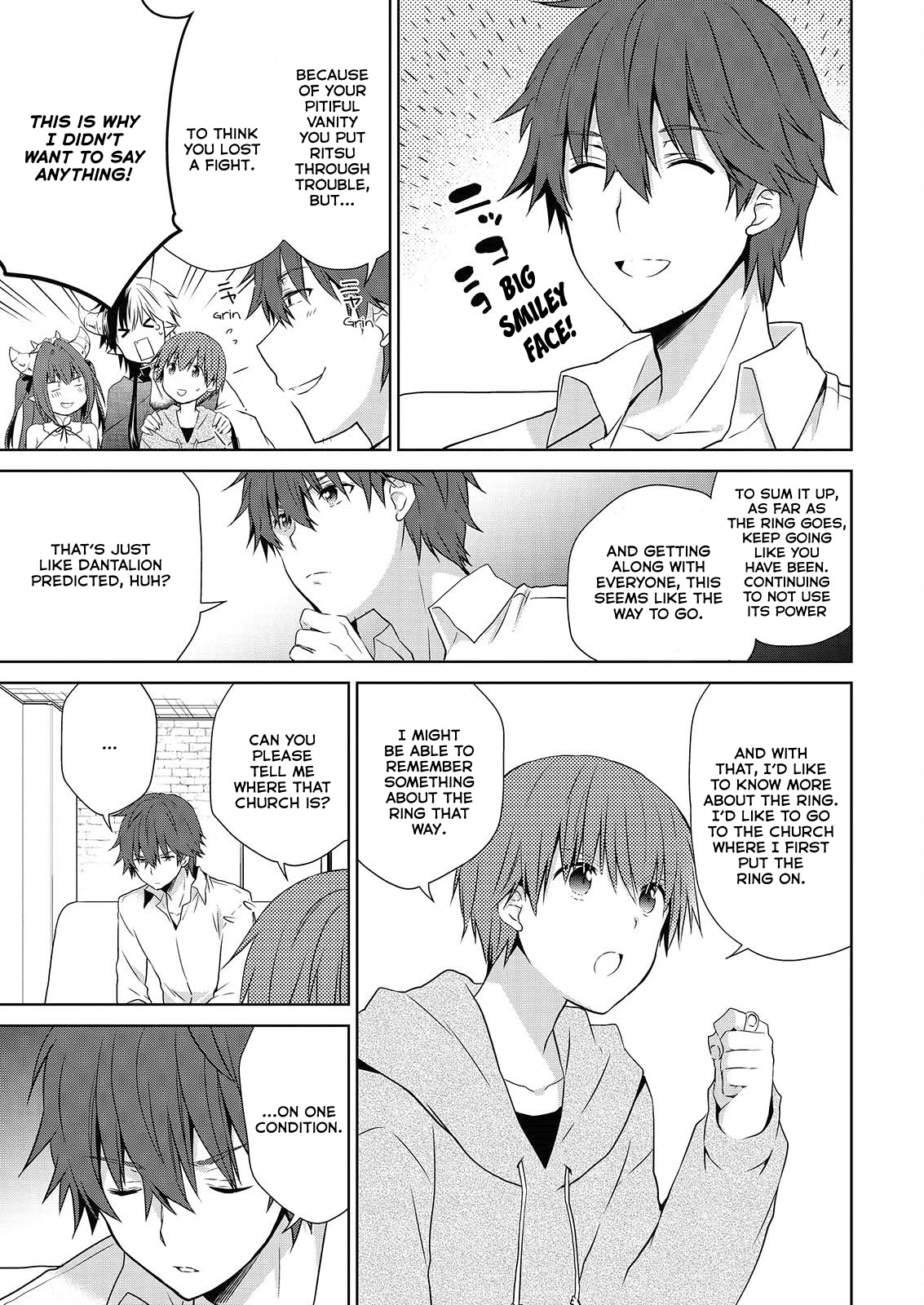 Asmodeus wa Akiramenai Chapter 45 page 4 - Chapter 45: Ritsu Can't Study for His Test