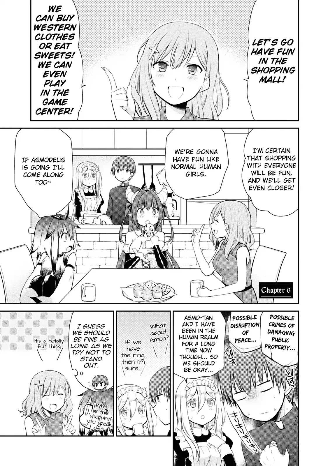 Asmodeus wa Akiramenai Chapter 6 page 2 - Chapter 6: Doki! Shopping with Demons!