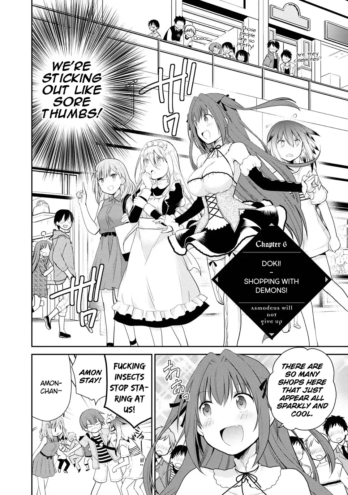 Asmodeus wa Akiramenai Chapter 6 page 3 - Chapter 6: Doki! Shopping with Demons!