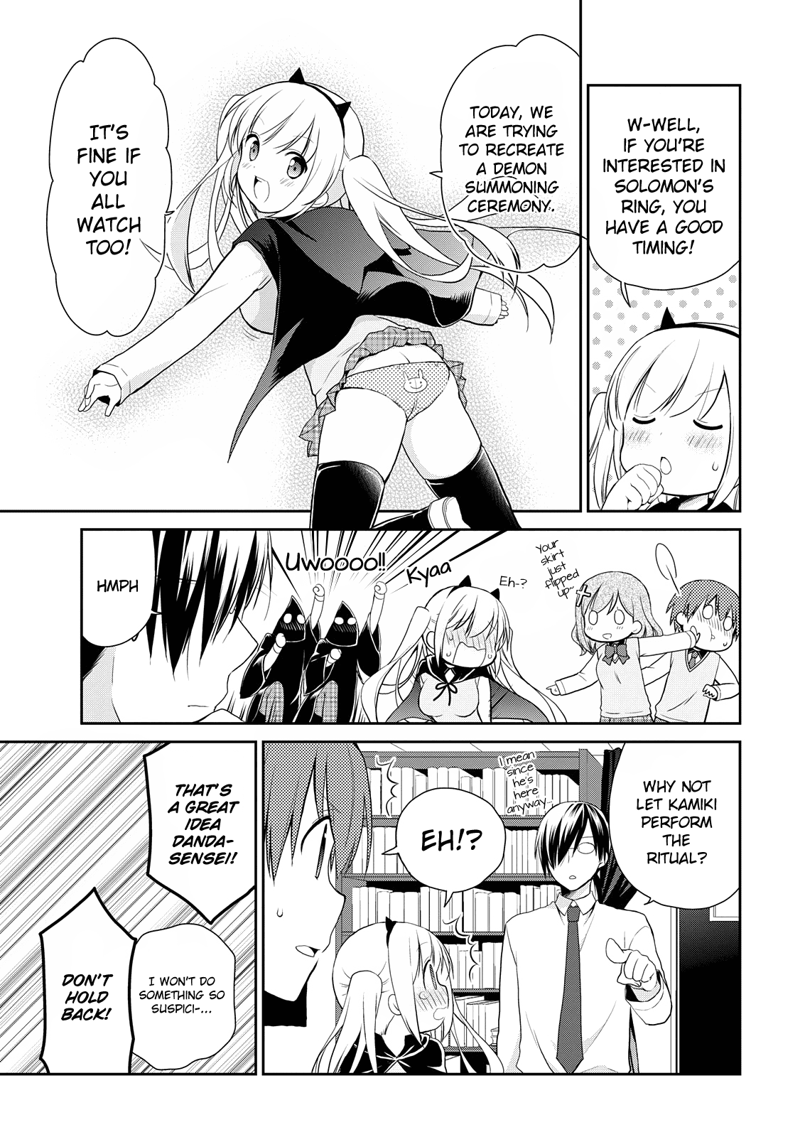 Asmodeus wa Akiramenai Chapter 9 page 12 - Chapter 9: Welcome to the Black Magic Research Club!