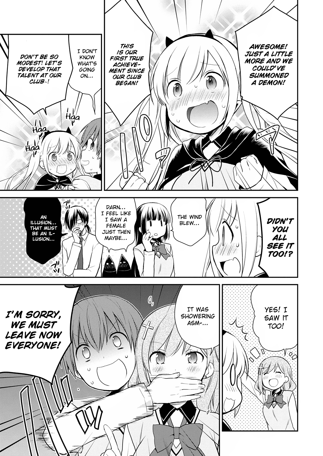 Asmodeus wa Akiramenai Chapter 9 page 16 - Chapter 9: Welcome to the Black Magic Research Club!