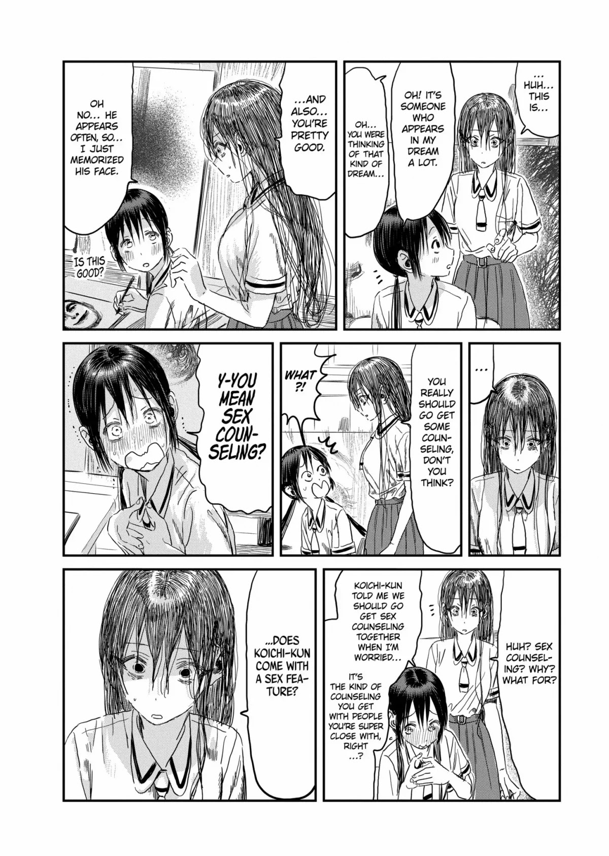 Asobi Asobase Chapter 101 page 12 - Chapter 101: Discussing Worries