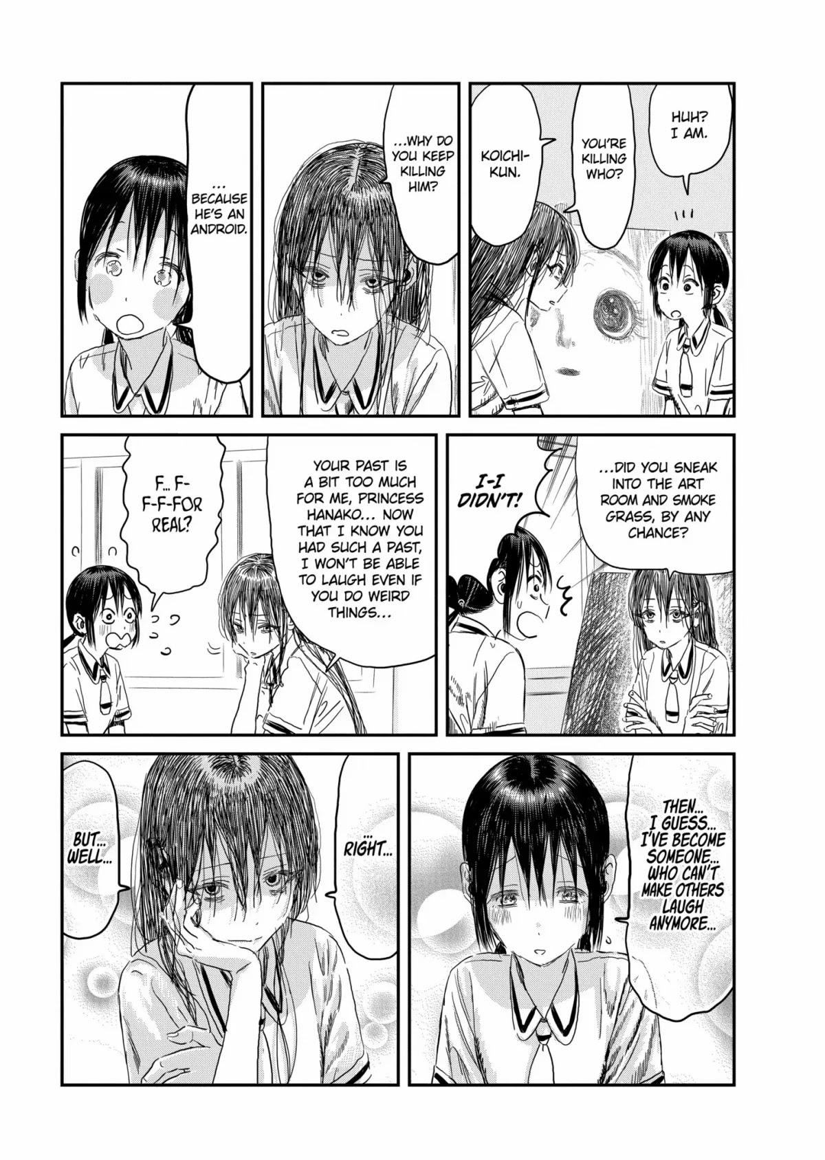 Asobi Asobase Chapter 101 page 9 - Chapter 101: Discussing Worries