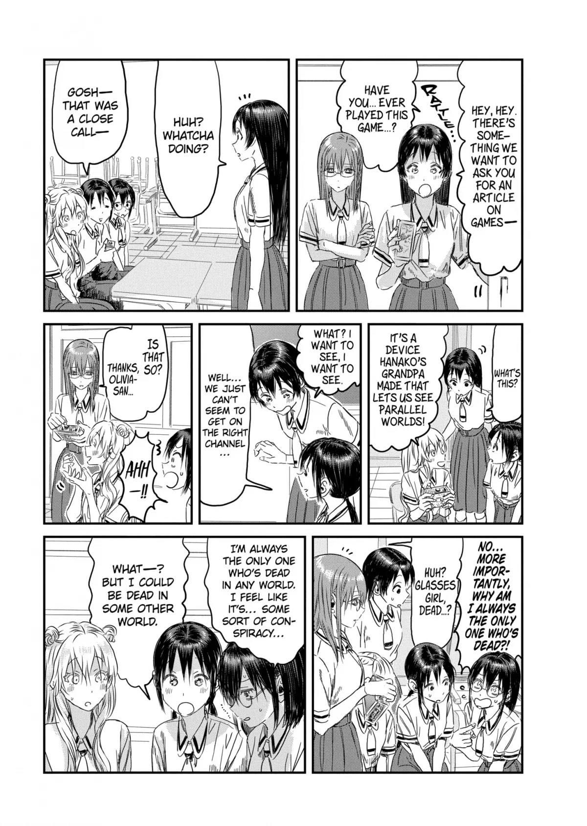 Asobi Asobase Chapter 108 page 13 - Chapter 108: Multiverse Hanako