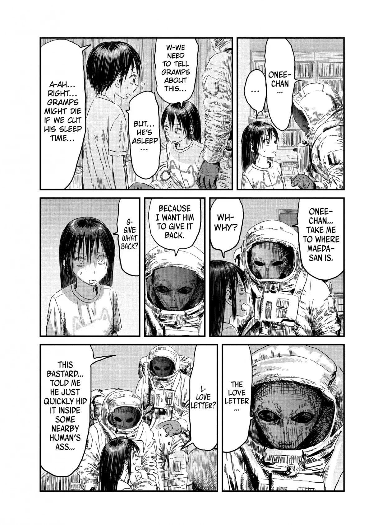 Asobi Asobase Chapter 111 page 10 - Chapter 111: The A-Files