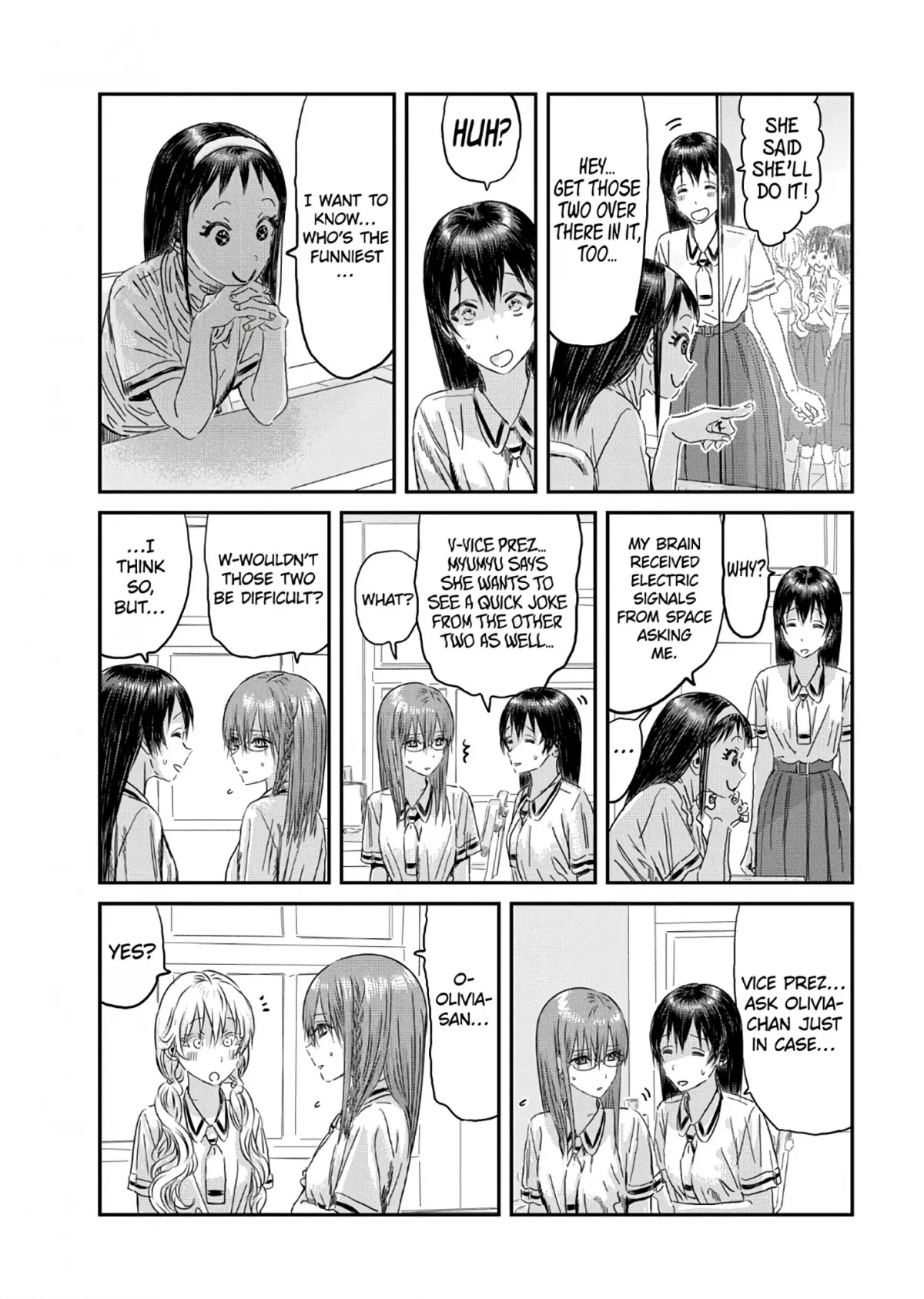 Asobi Asobase Chapter 115 page 6 - Chapter 115: The Collage of That Day