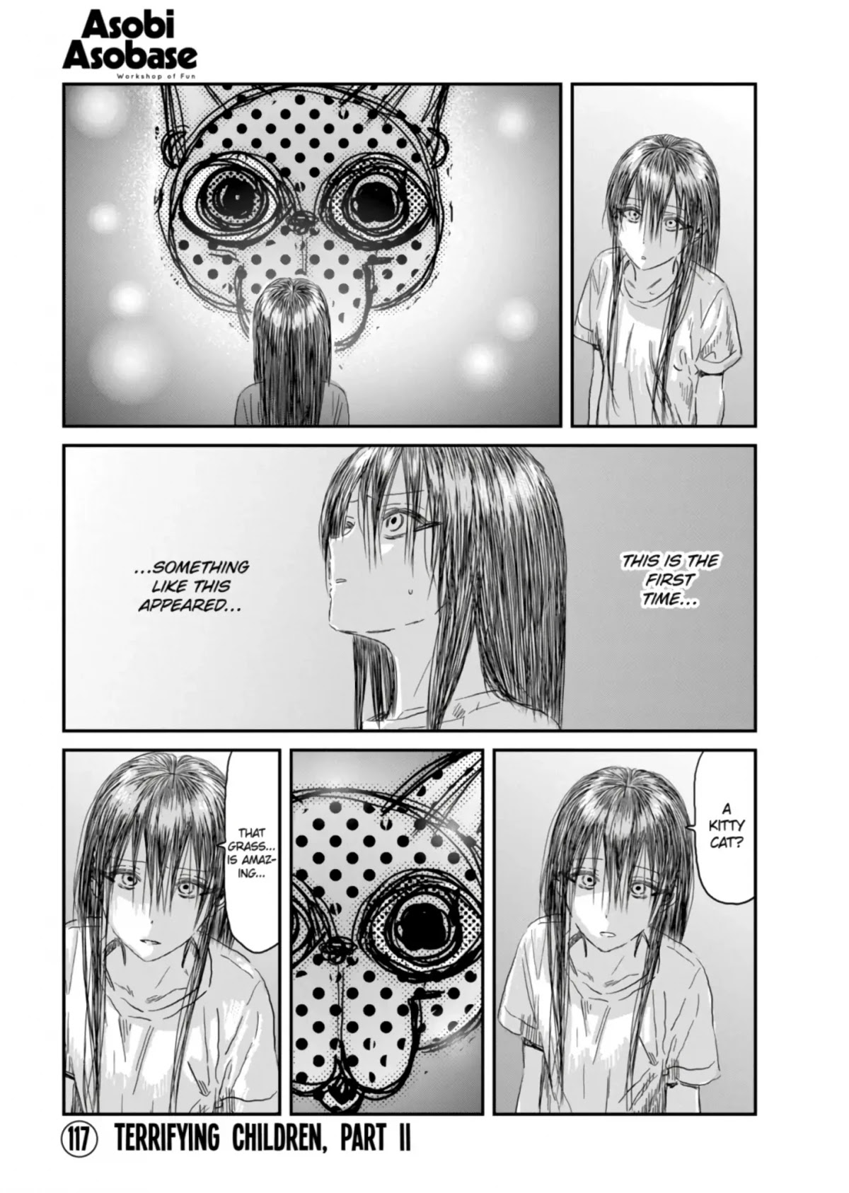Asobi Asobase Chapter 117 page 1 - Chapter 117: Terrifying Children, Part 2