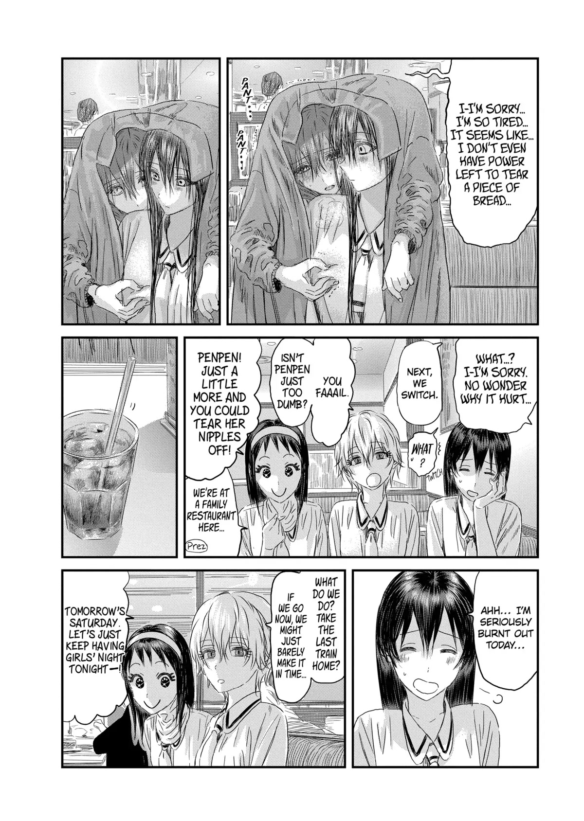 Asobi Asobase Chapter 122 page 10 - Chapter 122: Girls' Night