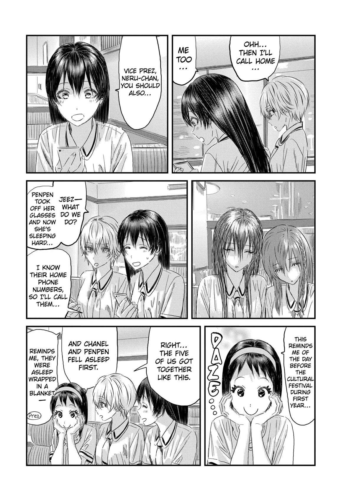 Asobi Asobase Chapter 122 page 11 - Chapter 122: Girls' Night