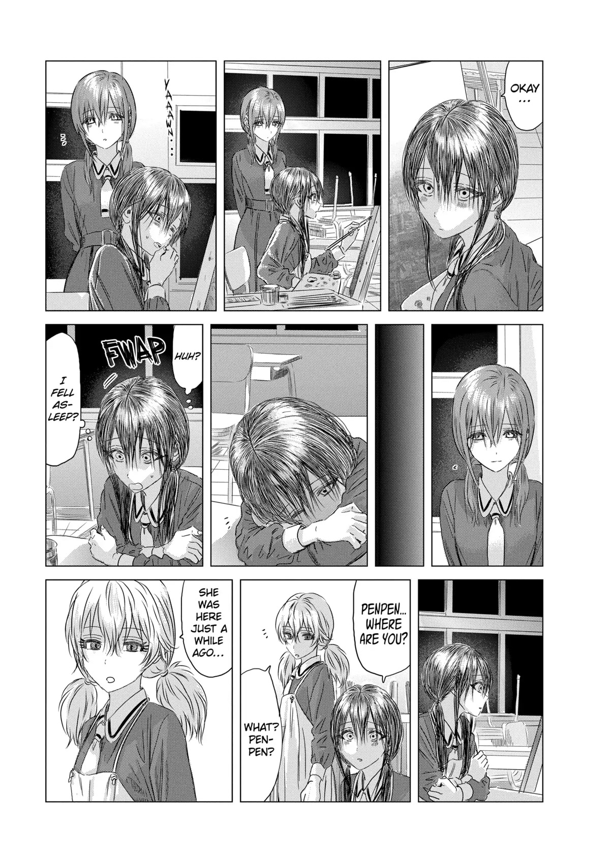 Asobi Asobase Chapter 122 page 15 - Chapter 122: Girls' Night