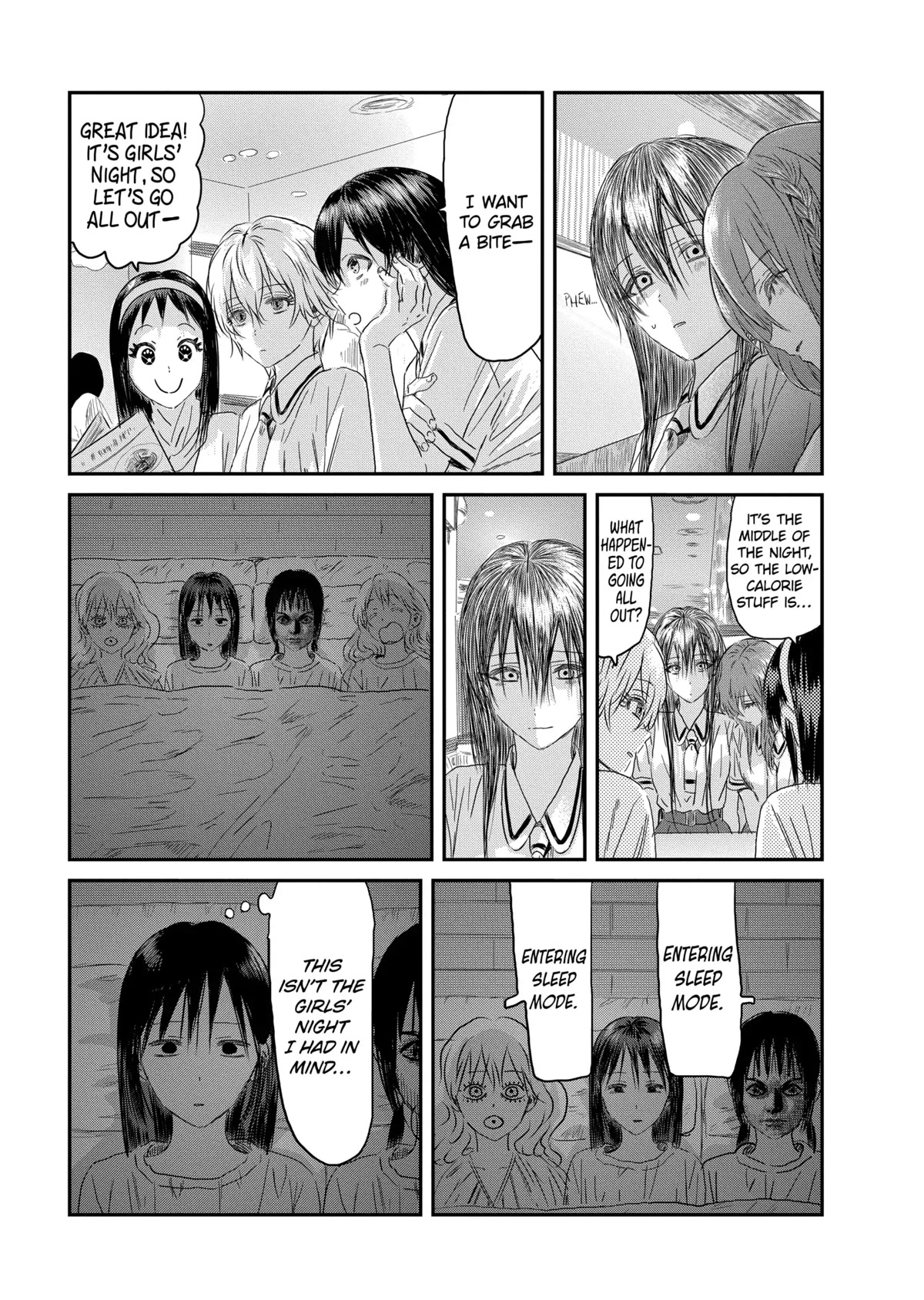 Asobi Asobase Chapter 122 page 19 - Chapter 122: Girls' Night