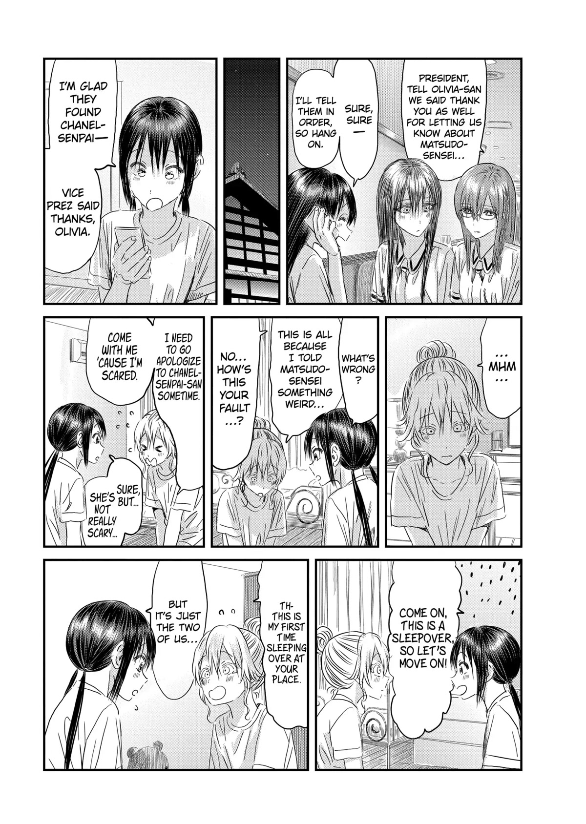 Asobi Asobase Chapter 122 page 3 - Chapter 122: Girls' Night