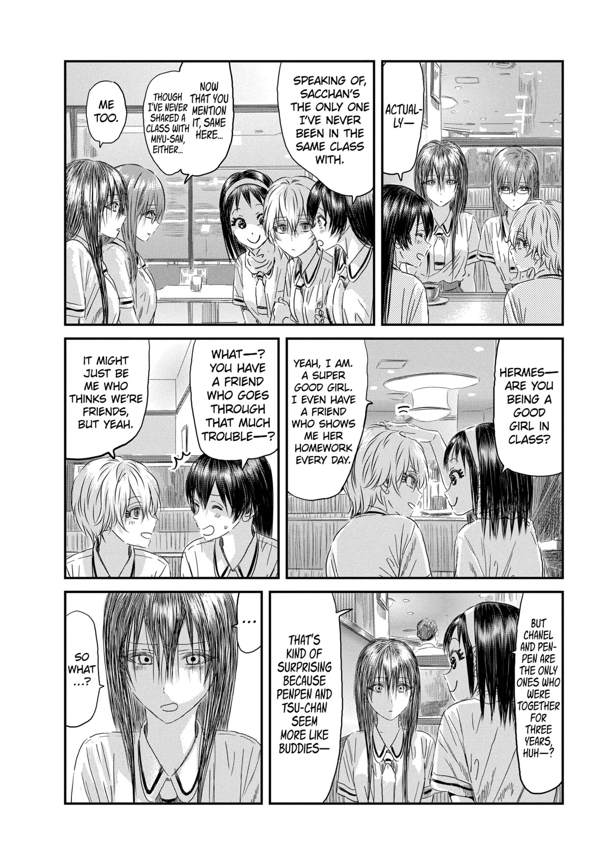 Asobi Asobase Chapter 122 page 6 - Chapter 122: Girls' Night