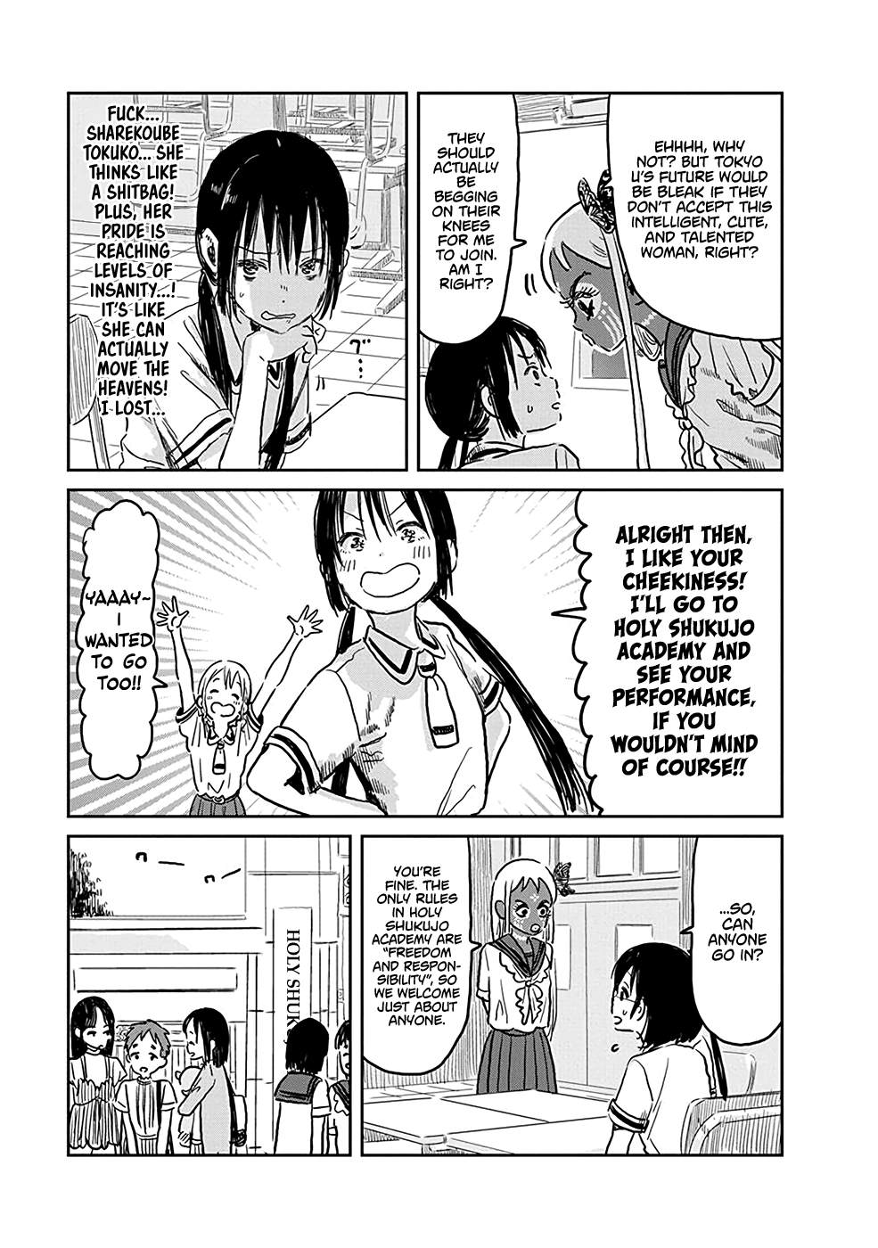 Asobi Asobase Chapter 73 page 5 - Chapter 73: The power of the Four Heavenly Kings