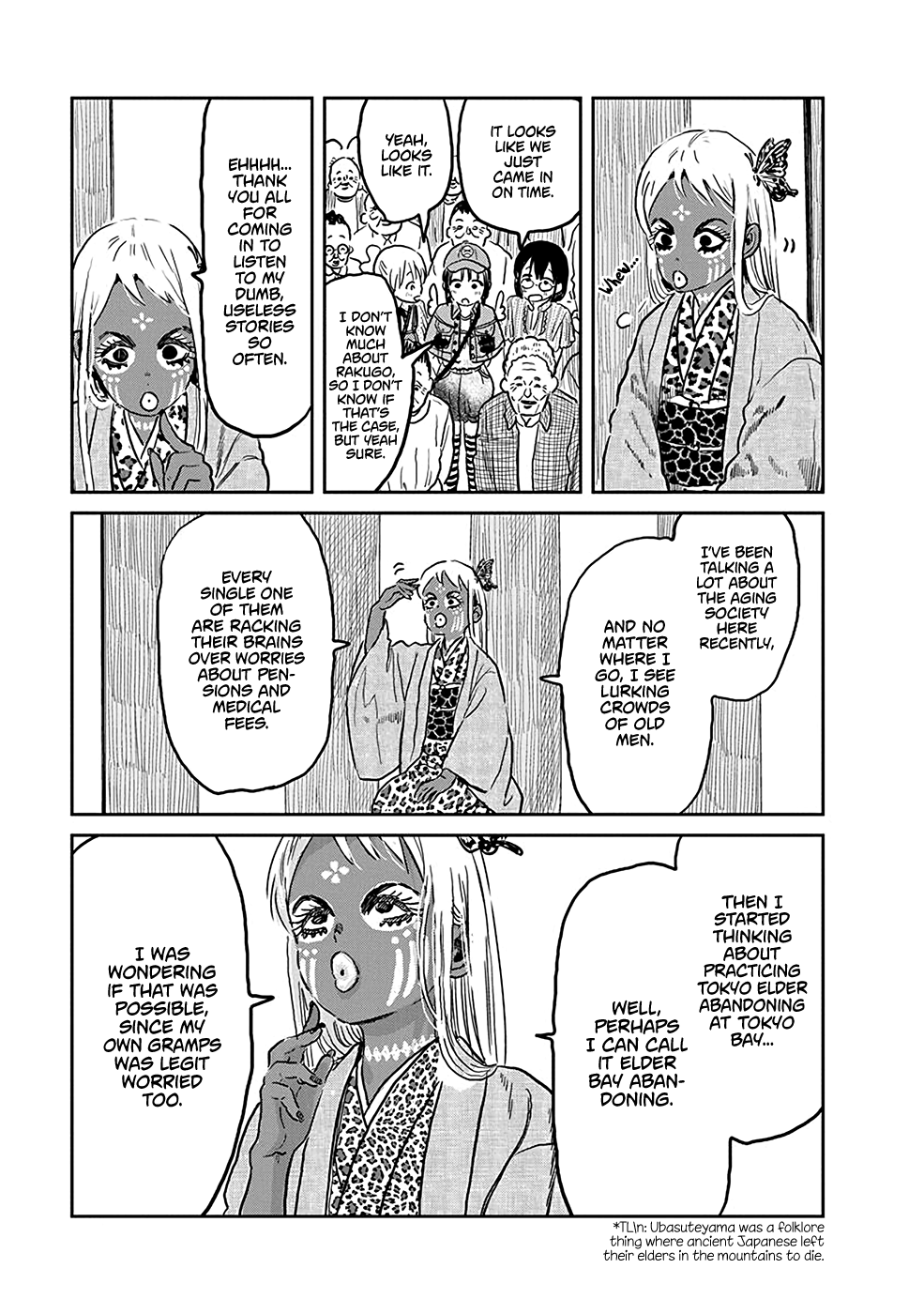 Asobi Asobase Chapter 73 page 7 - Chapter 73: The power of the Four Heavenly Kings