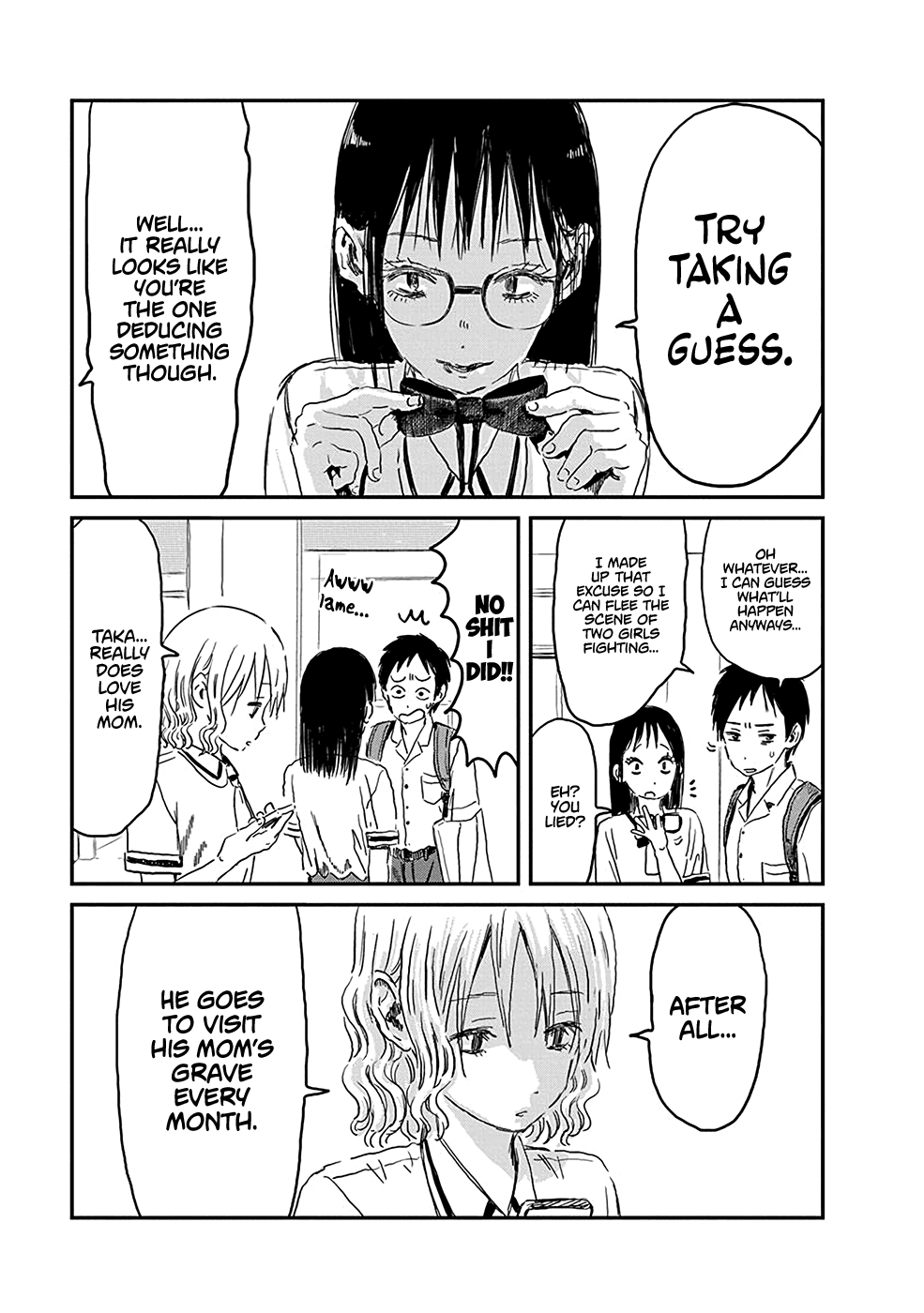 Asobi Asobase Chapter 74 page 15 - Chapter 74: He's A Moron