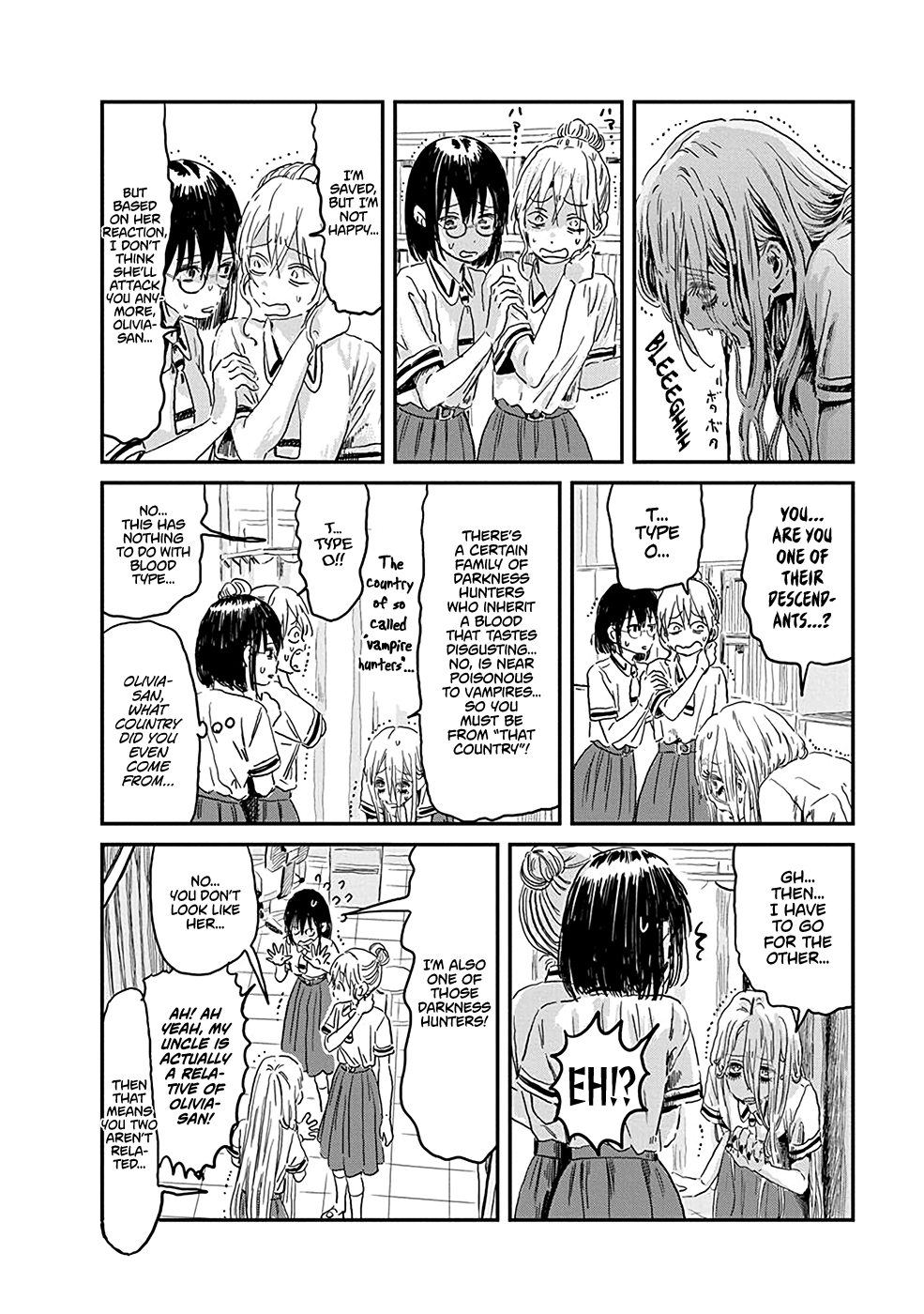 Asobi Asobase Chapter 75 page 8 - Chapter 75: That Which Hunts The Darkness