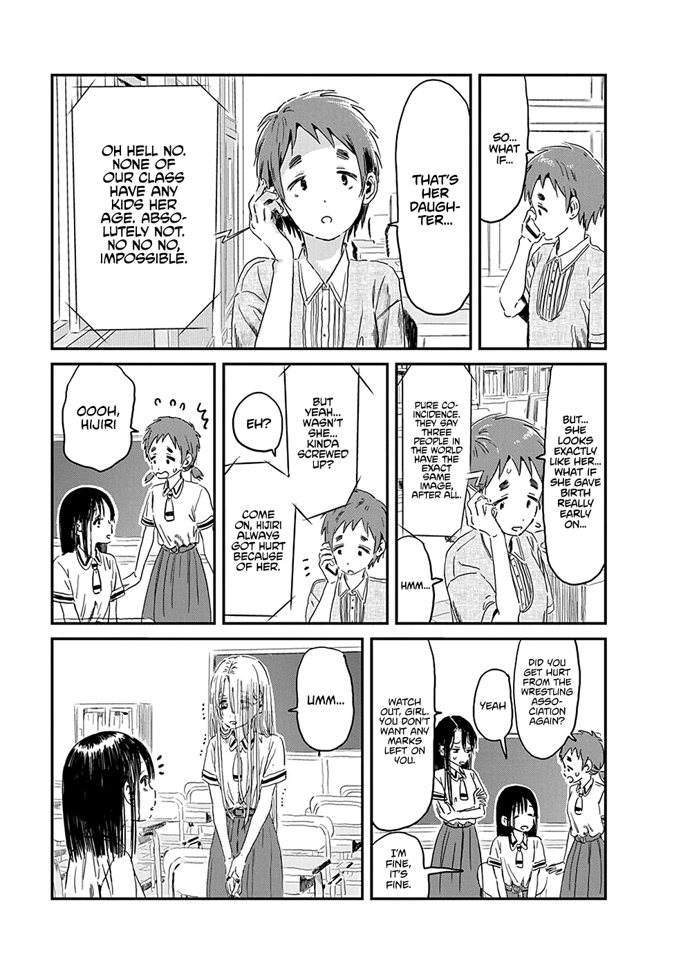 Asobi Asobase Chapter 75 page 9 - Chapter 75: That Which Hunts The Darkness