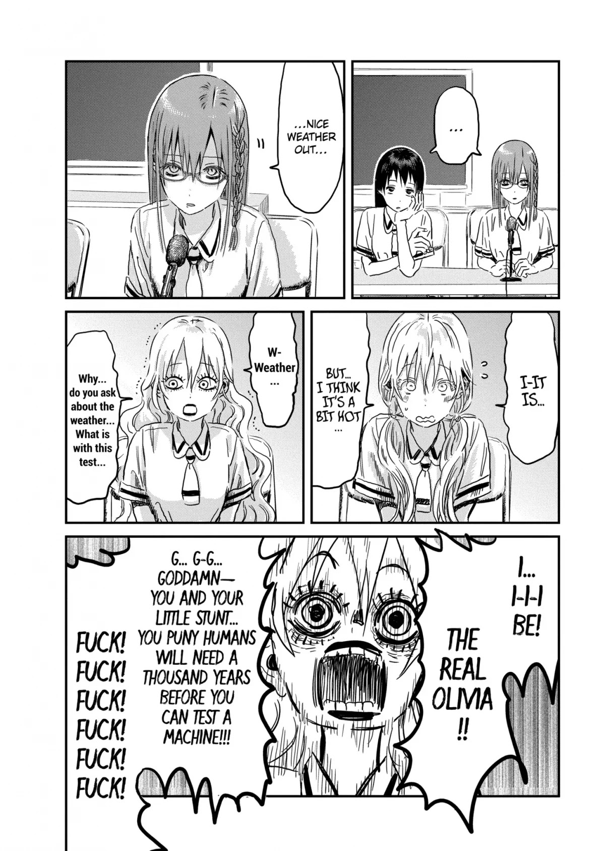 Asobi Asobase Chapter 91 page 4 - Chapter 91: Turing Test