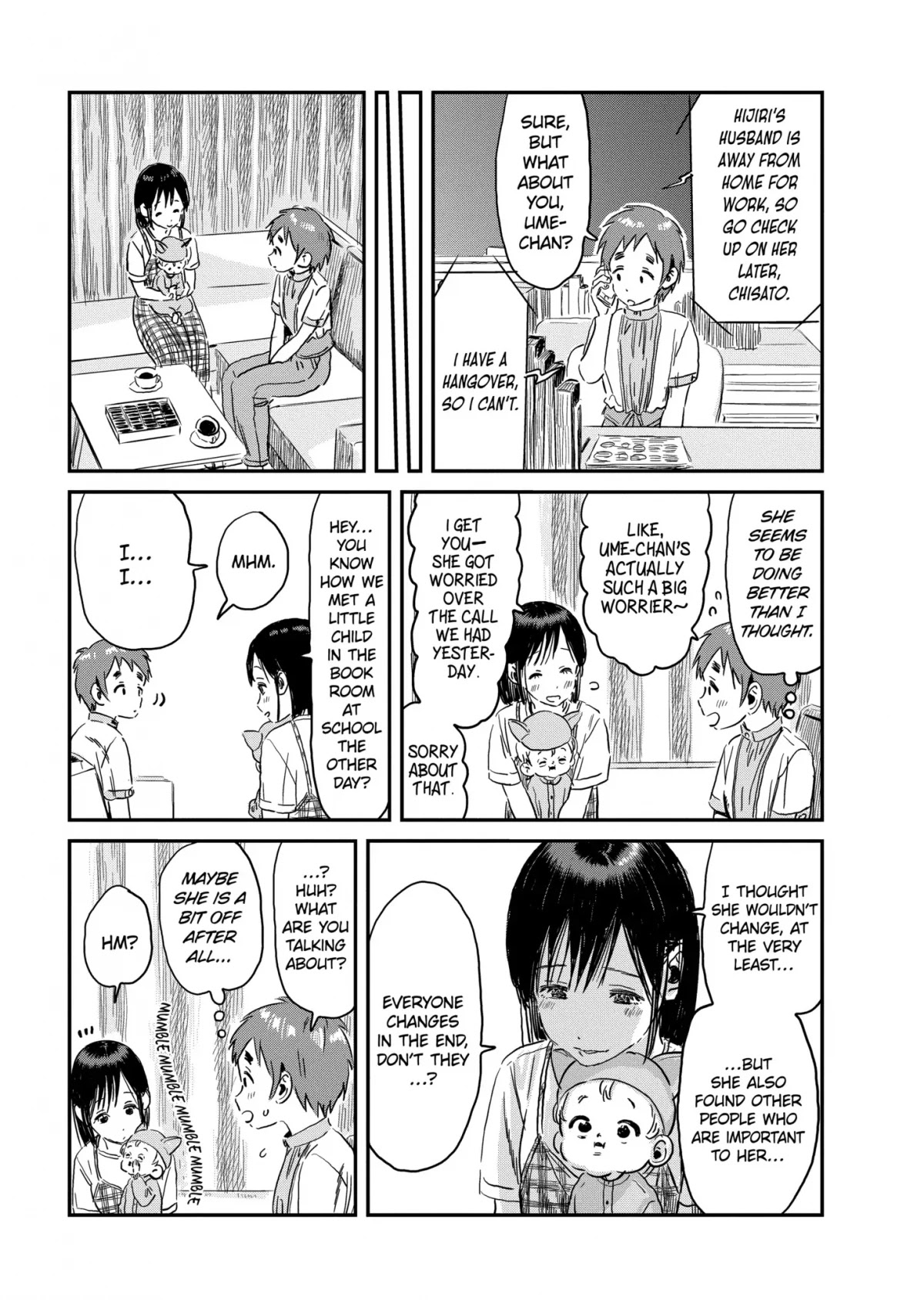Asobi Asobase Chapter 93 page 13 - Chapter 93: Communicating With the Eyes
