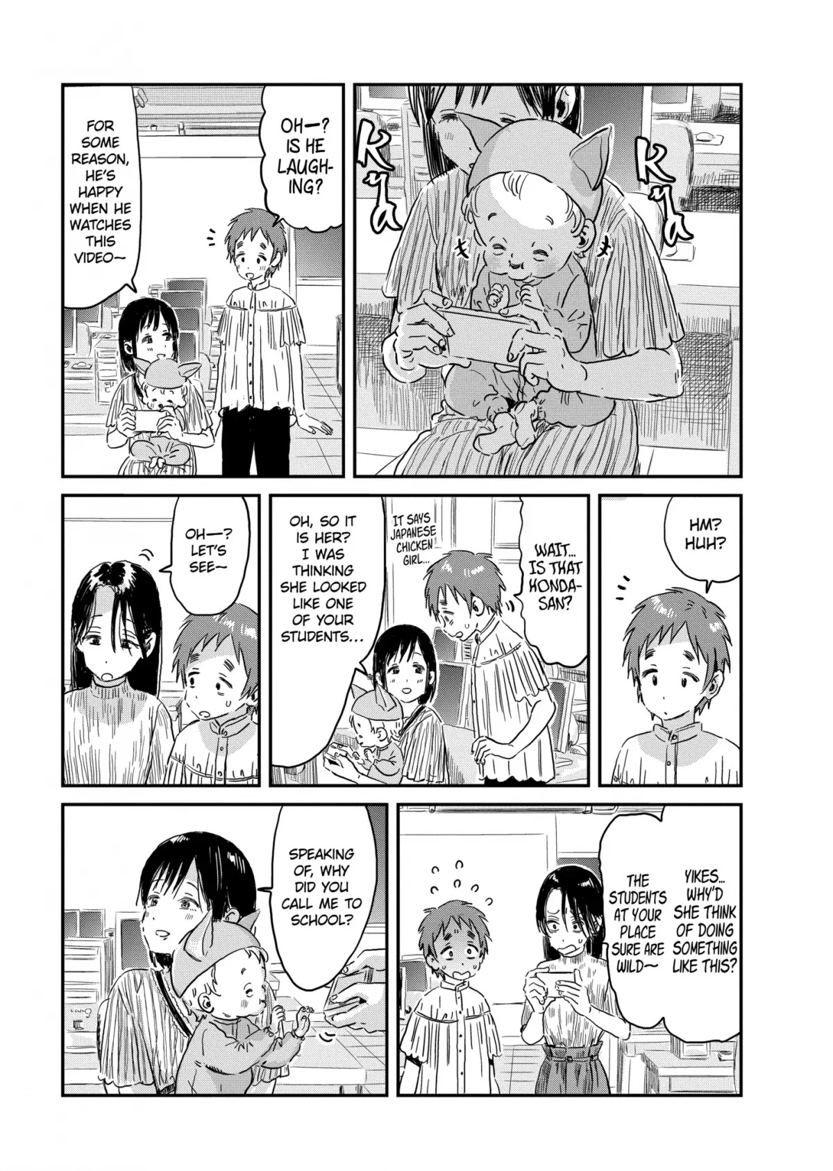Asobi Asobase Chapter 93 page 3 - Chapter 93: Communicating With the Eyes