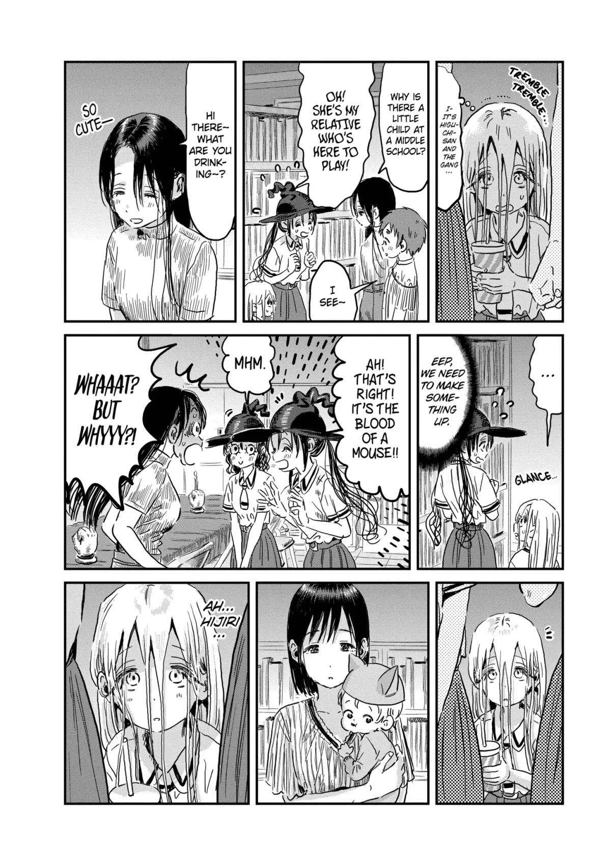 Asobi Asobase Chapter 93 page 6 - Chapter 93: Communicating With the Eyes