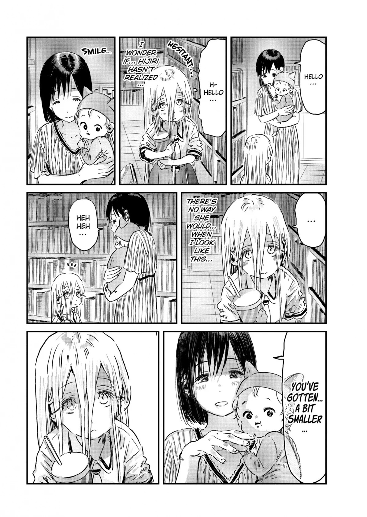 Asobi Asobase Chapter 93 page 7 - Chapter 93: Communicating With the Eyes