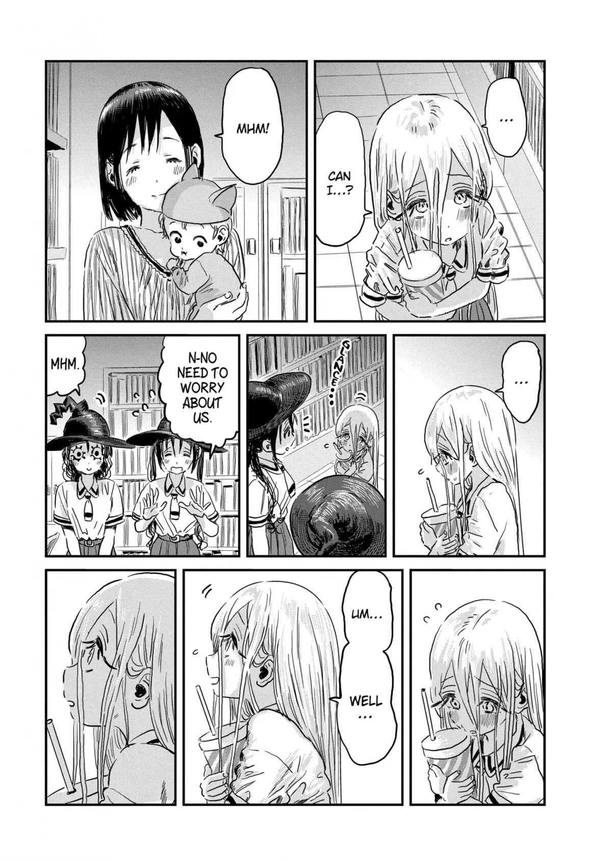 Asobi Asobase Chapter 93 page 9 - Chapter 93: Communicating With the Eyes