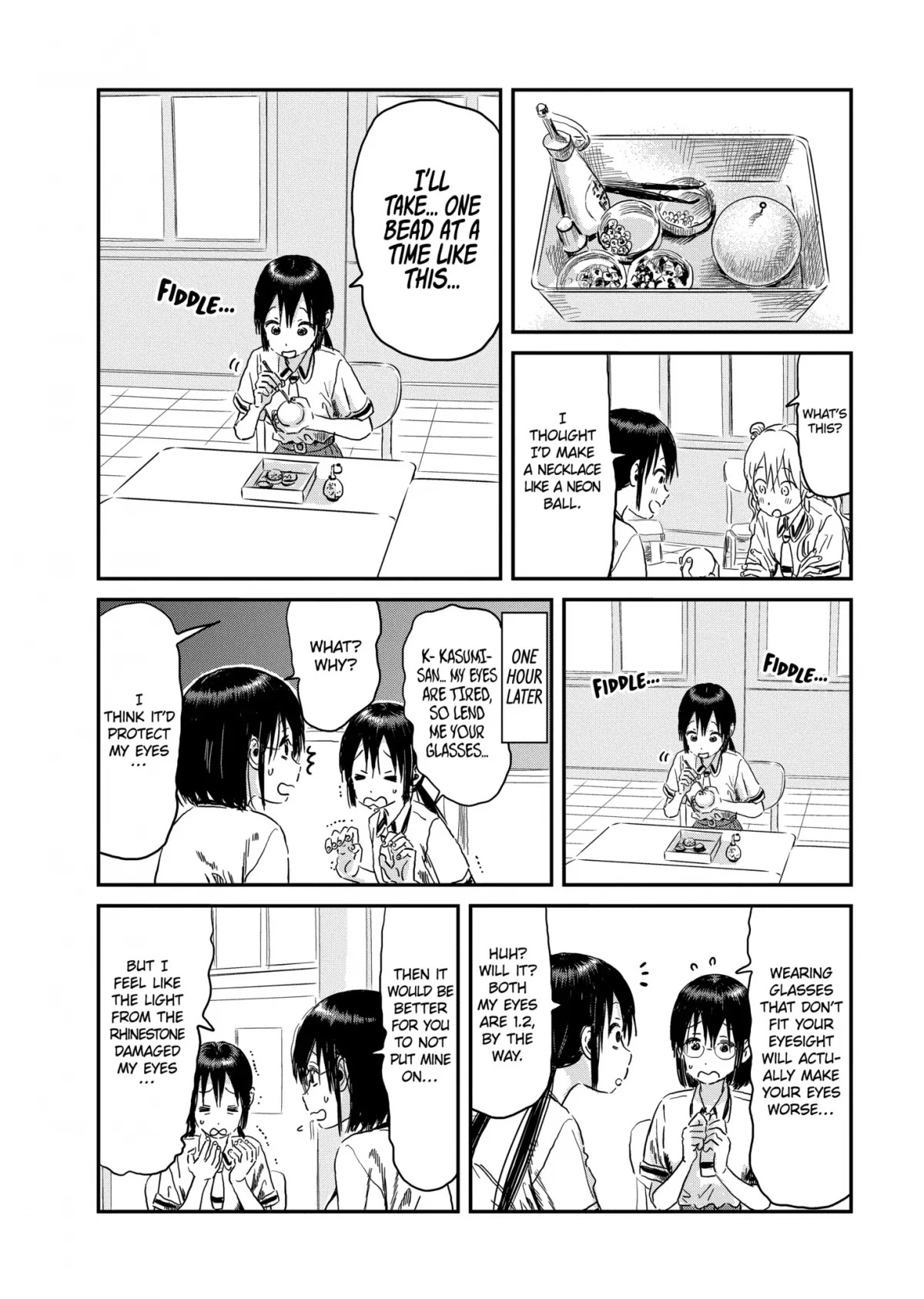 Asobi Asobase Chapter 94 page 6 - Chapter 94: Bling-Bling