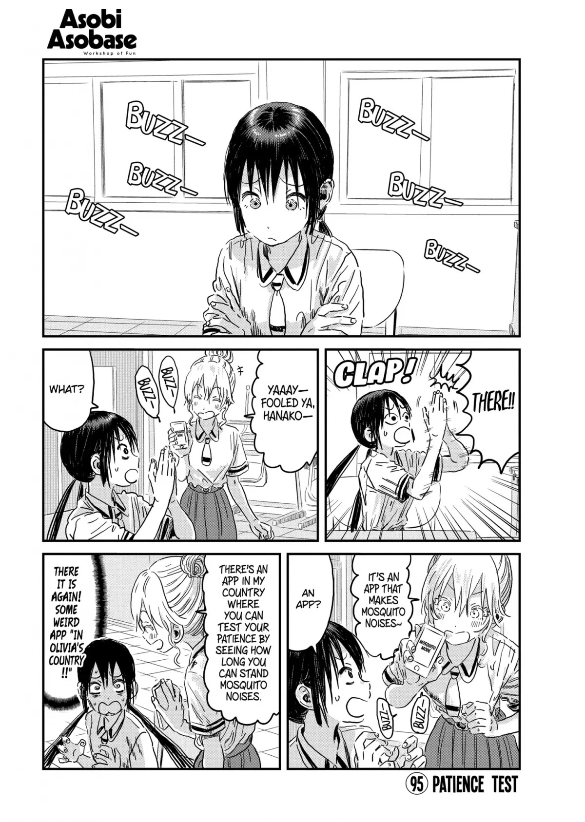 Asobi Asobase Chapter 95 page 1 - Chapter 95: Patience Test