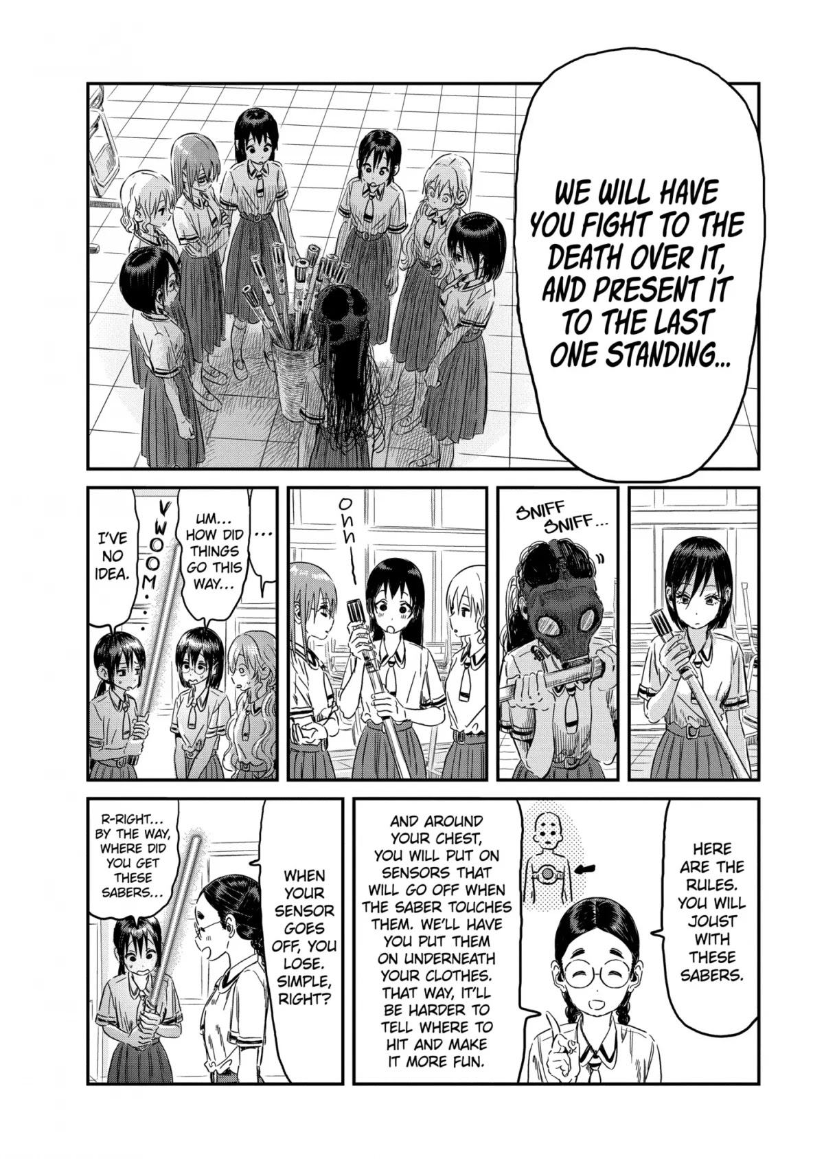 Asobi Asobase Chapter 96 page 6 - Chapter 96: Battle Royale Part 1