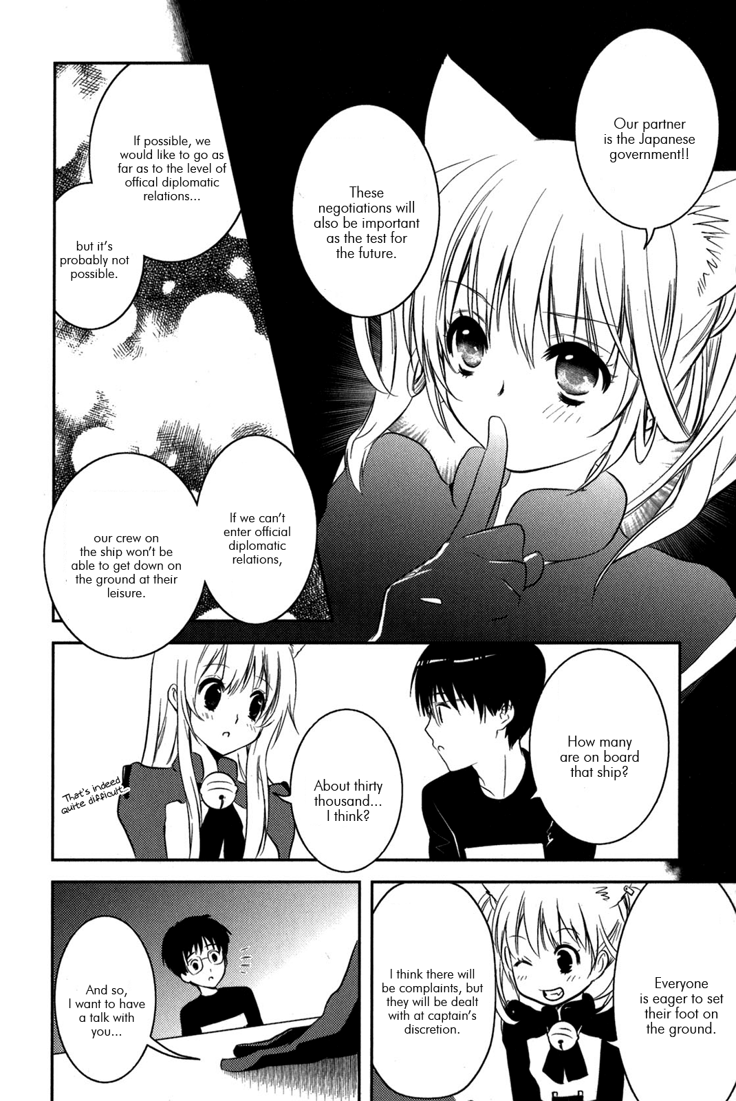 Asobi ni Iku yo! Chapter 11 page 6 - Chapter 11: Sudden Catian Embassy?