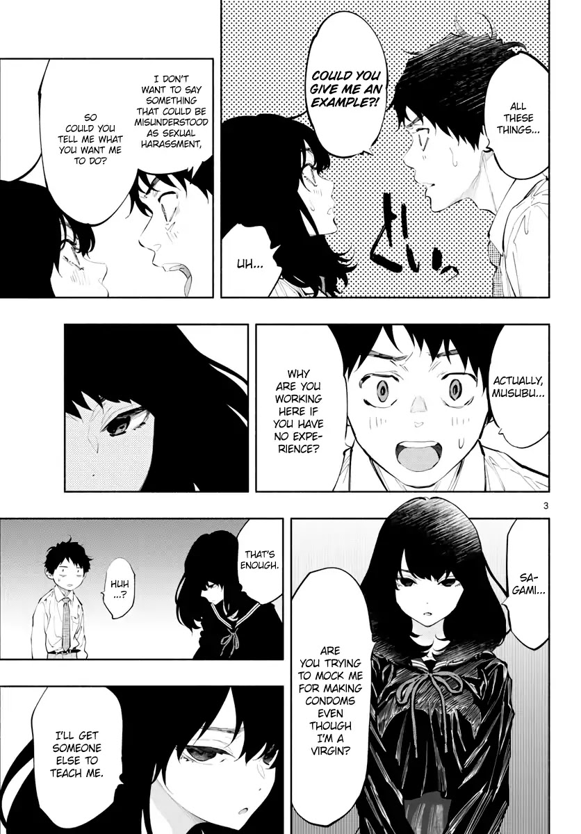 Asoko de Hataraku Musubu-san Chapter 15 page 3 - Chapter 15: I will try various things