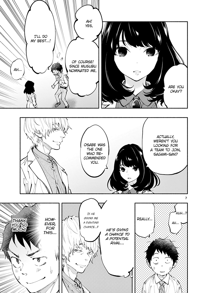 Asoko de Hataraku Musubu-san Chapter 17 page 8 - Chapter 17: The Distance Between Them