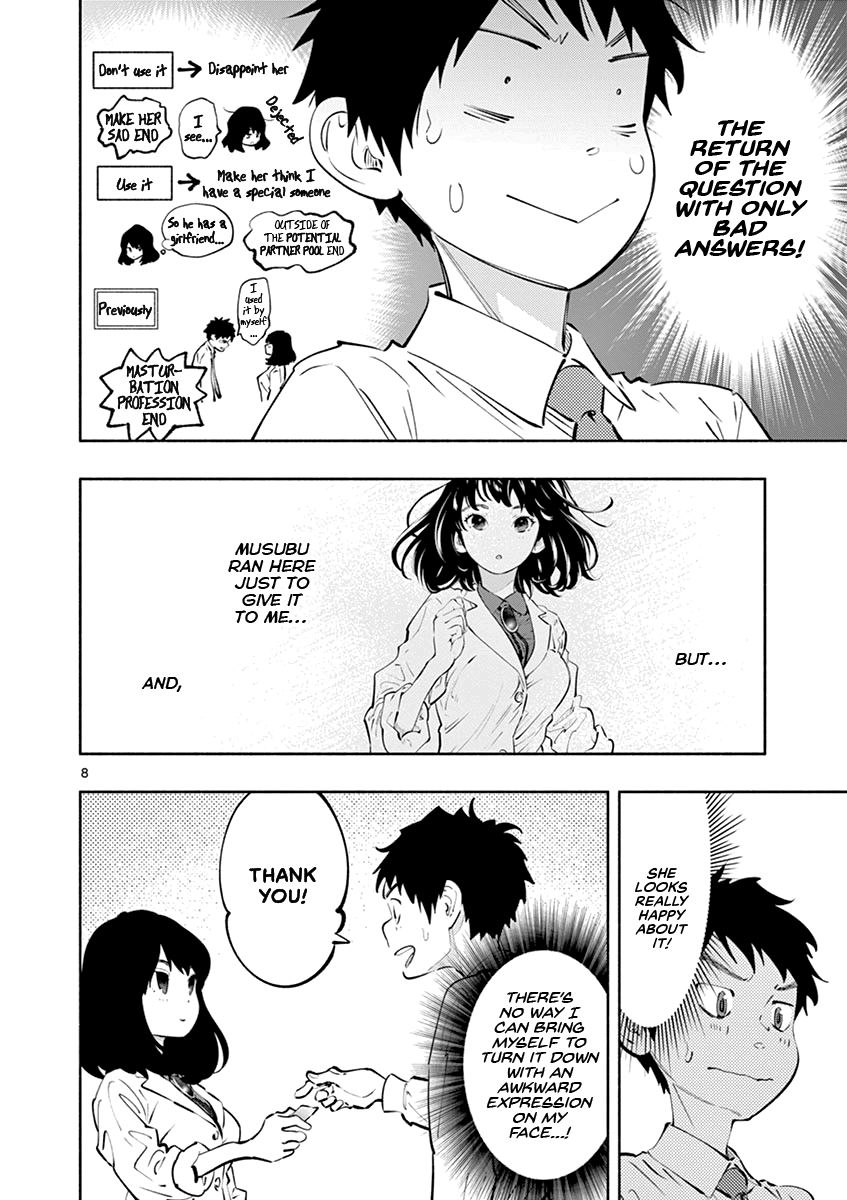 Asoko de Hataraku Musubu-san Chapter 22 page 8 - Chapter 22: I Wonder...