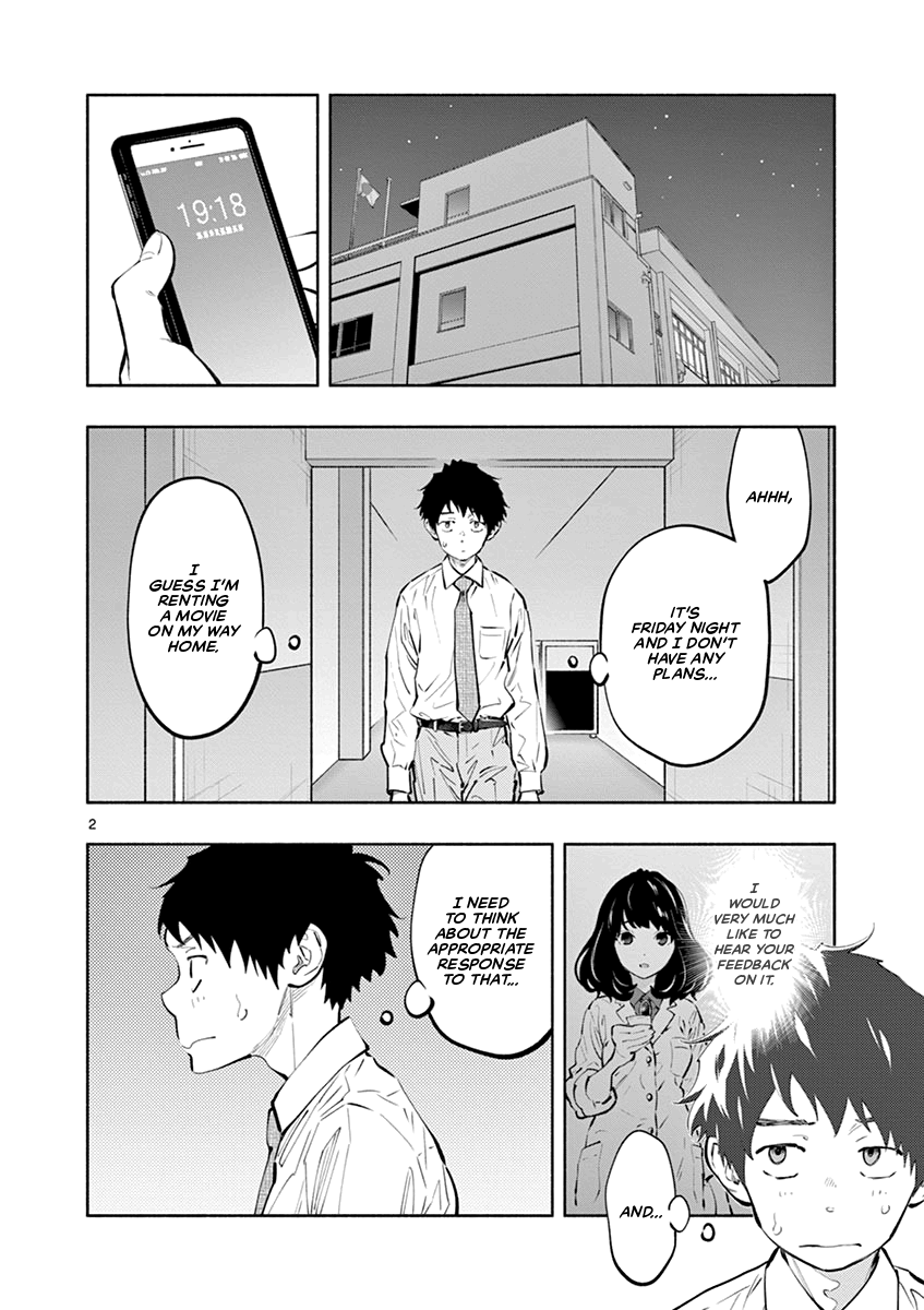 Asoko de Hataraku Musubu-san Chapter 23 page 2 - Chapter 23: Difficult to Say