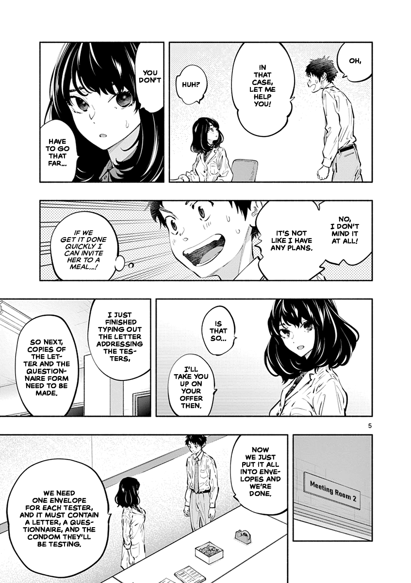Asoko de Hataraku Musubu-san Chapter 23 page 5 - Chapter 23: Difficult to Say