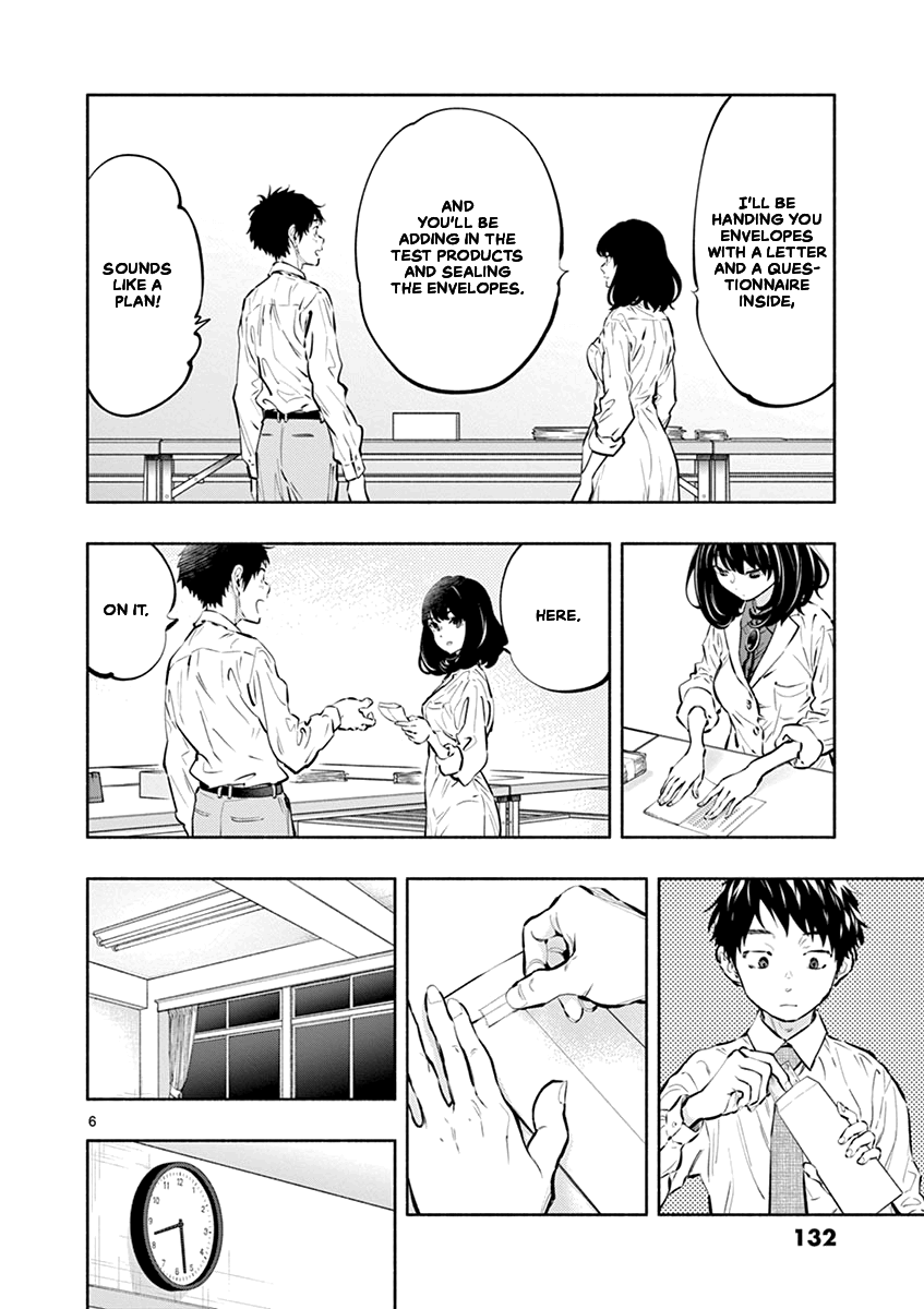 Asoko de Hataraku Musubu-san Chapter 23 page 6 - Chapter 23: Difficult to Say