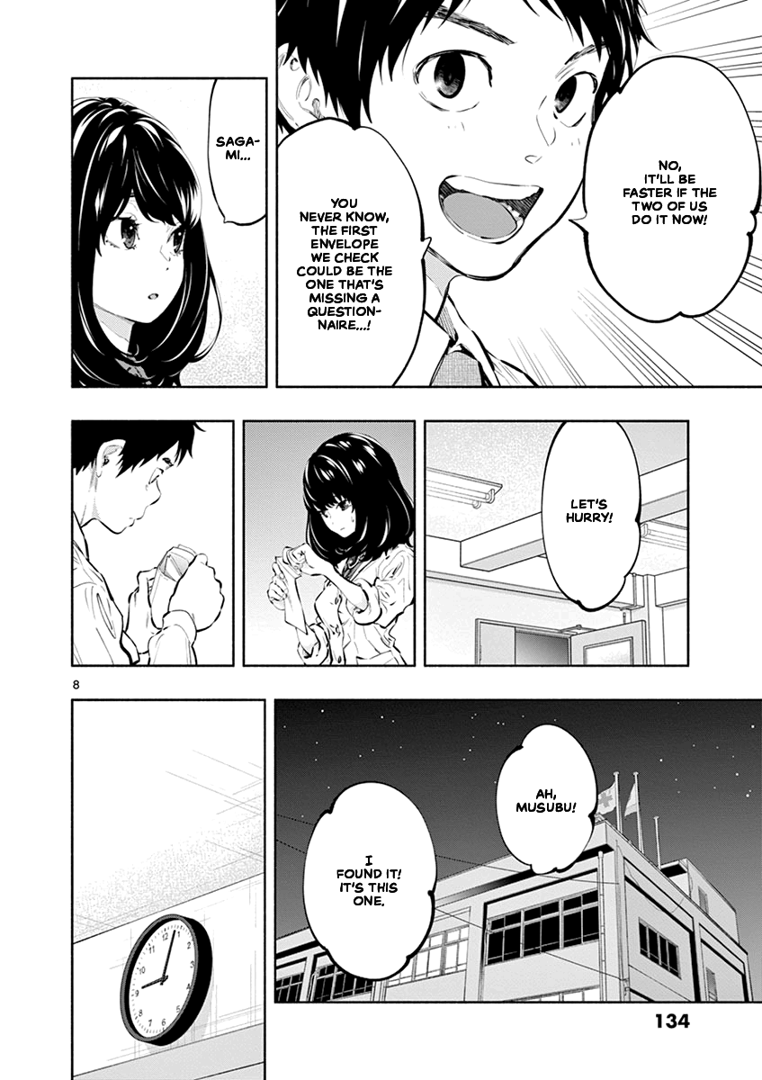 Asoko de Hataraku Musubu-san Chapter 23 page 8 - Chapter 23: Difficult to Say