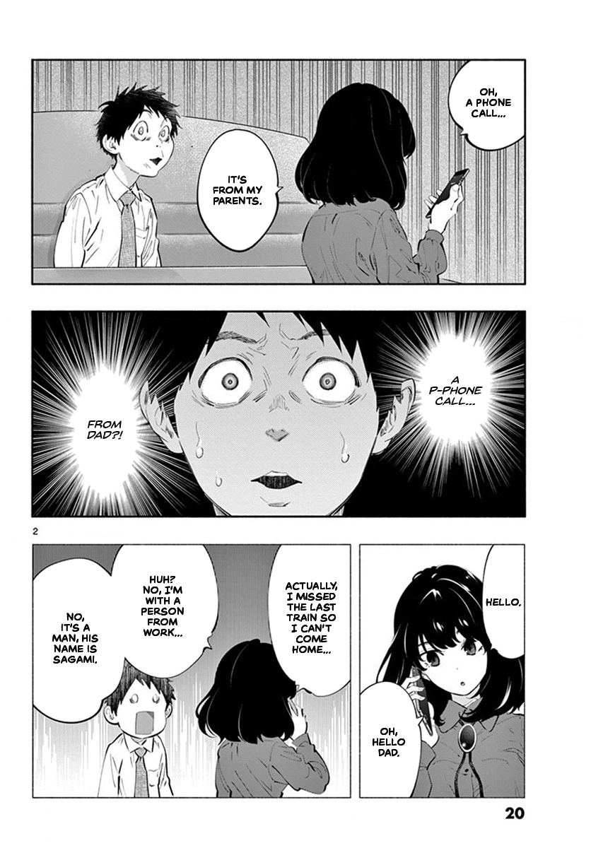 Asoko de Hataraku Musubu-san Chapter 26 page 2 - Chapter 26: I'll Stay at His Place
