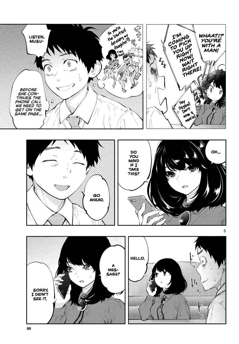 Asoko de Hataraku Musubu-san Chapter 26 page 3 - Chapter 26: I'll Stay at His Place
