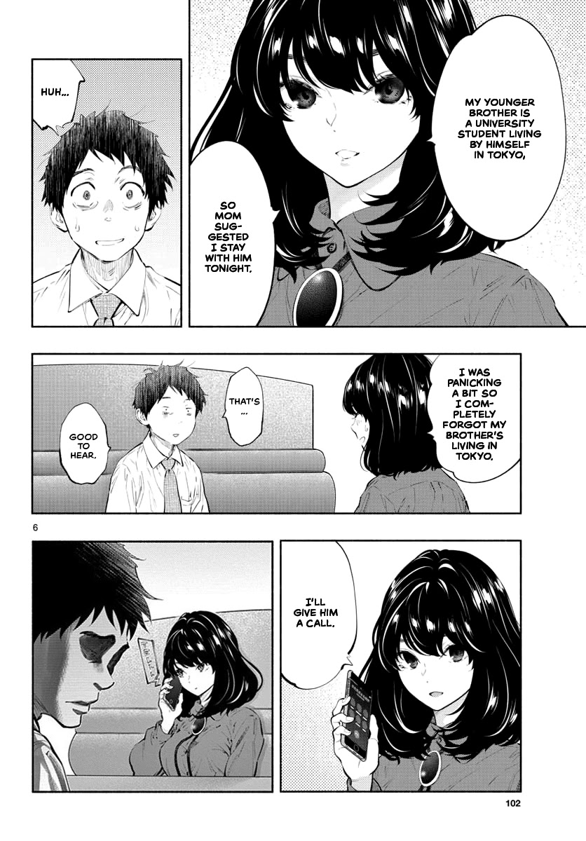 Asoko de Hataraku Musubu-san Chapter 26 page 6 - Chapter 26: I'll Stay at His Place
